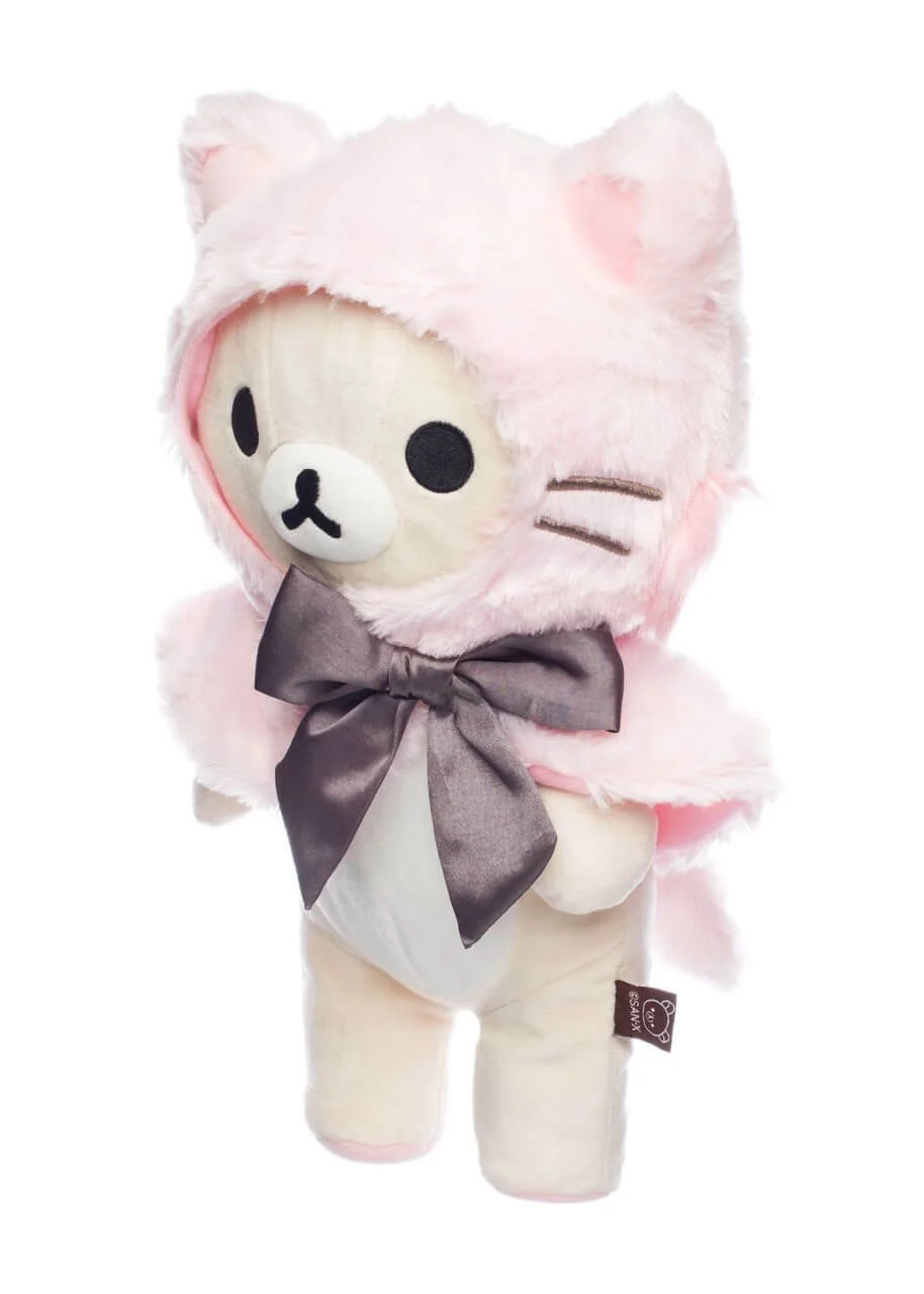 KORILAKKUMA PINK CAT - Medium Plush 33cm